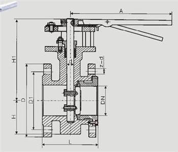 手動硬密封蝶閥 手動硬密封蝶閥